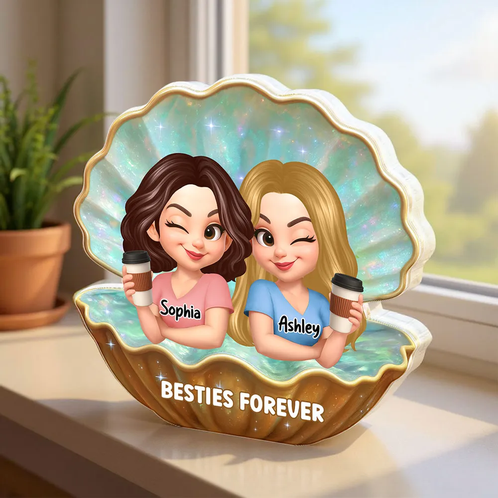 Personalized Best Friends Acrylic Block Plaque – Custom Gift for Besties, Fun and Cute Friendship Keepsake - Image 7