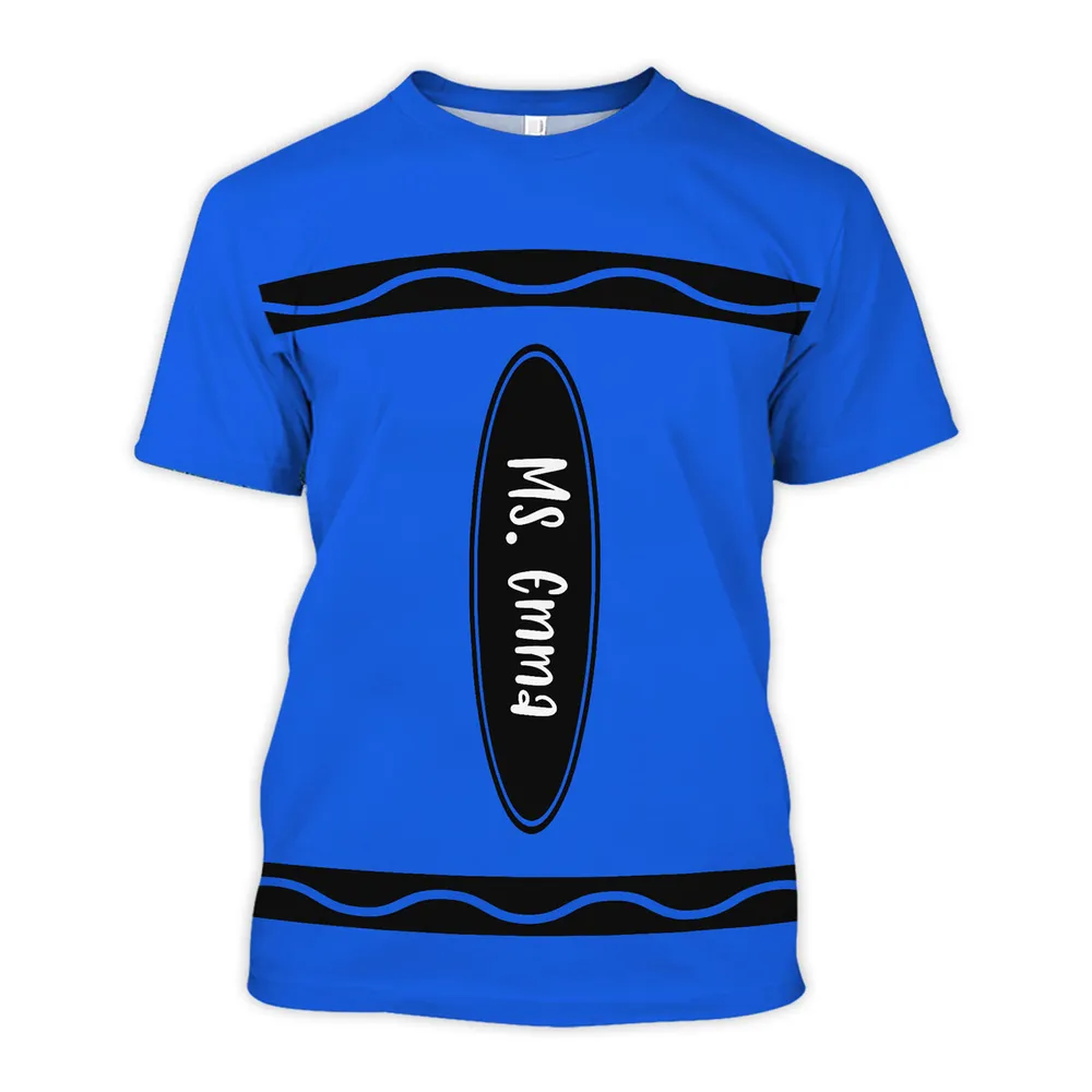 Classic Tee Personalized “MRS. ” or "MR." Teacher Shirt – Purple Tribute Gift - Image 5