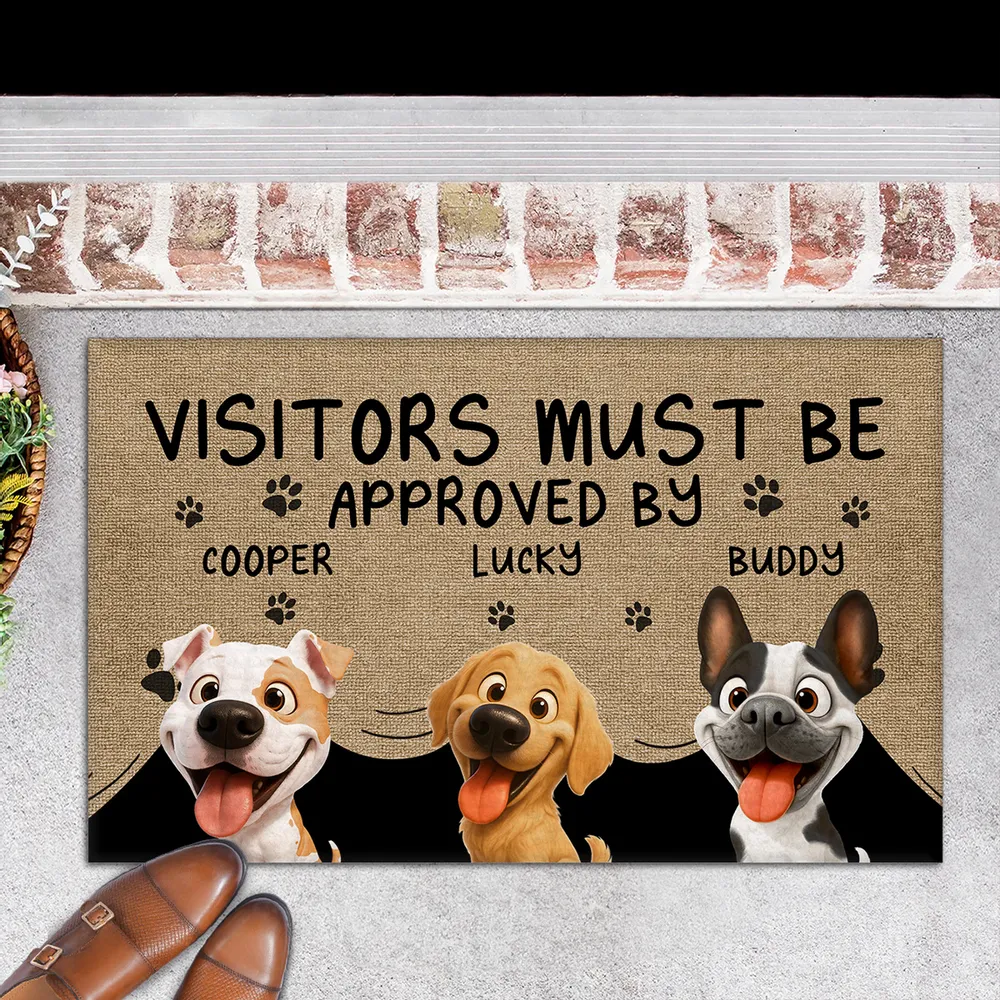 Personalized Doormat Non-Slip Durable Funny Dog Print Perfect for Gifting and Daily Use - Image 5