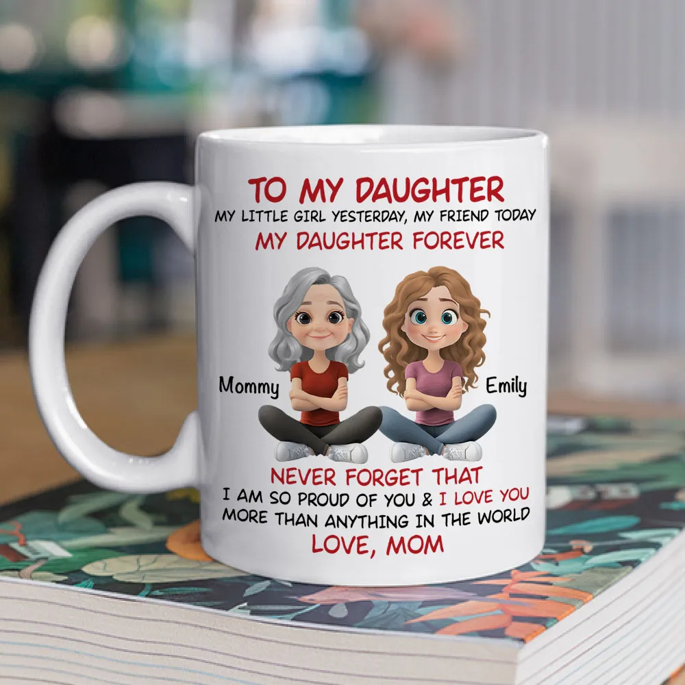 "To My Daughter" Personalized Mug – Heartfelt Gift for Your Daughter - Image 3