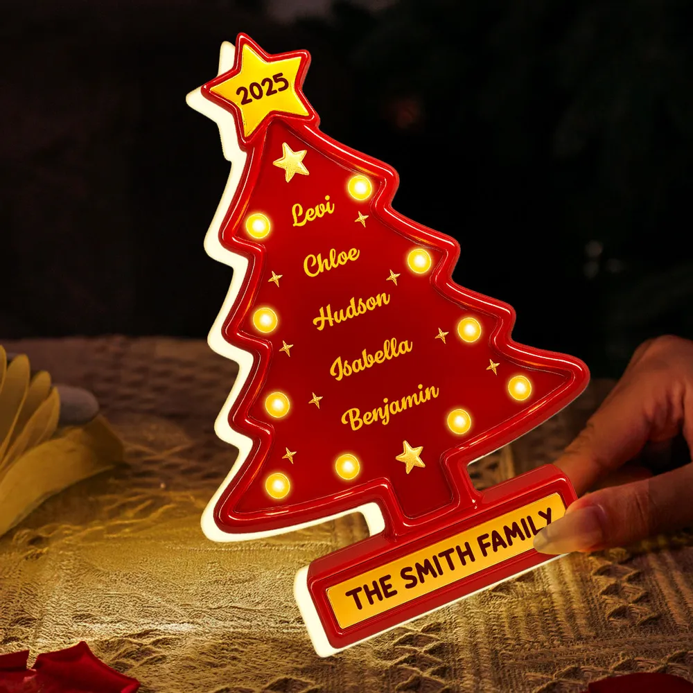 Acrylic Light Box Christmas Tree — warm glowing tabletop décor for family gatherings, customizable look, holiday-ready, perfect gift for home and friends - Image 8