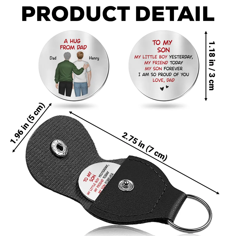 Forever Proud Of You - Personalized Custom Pocket Hug - Image 4