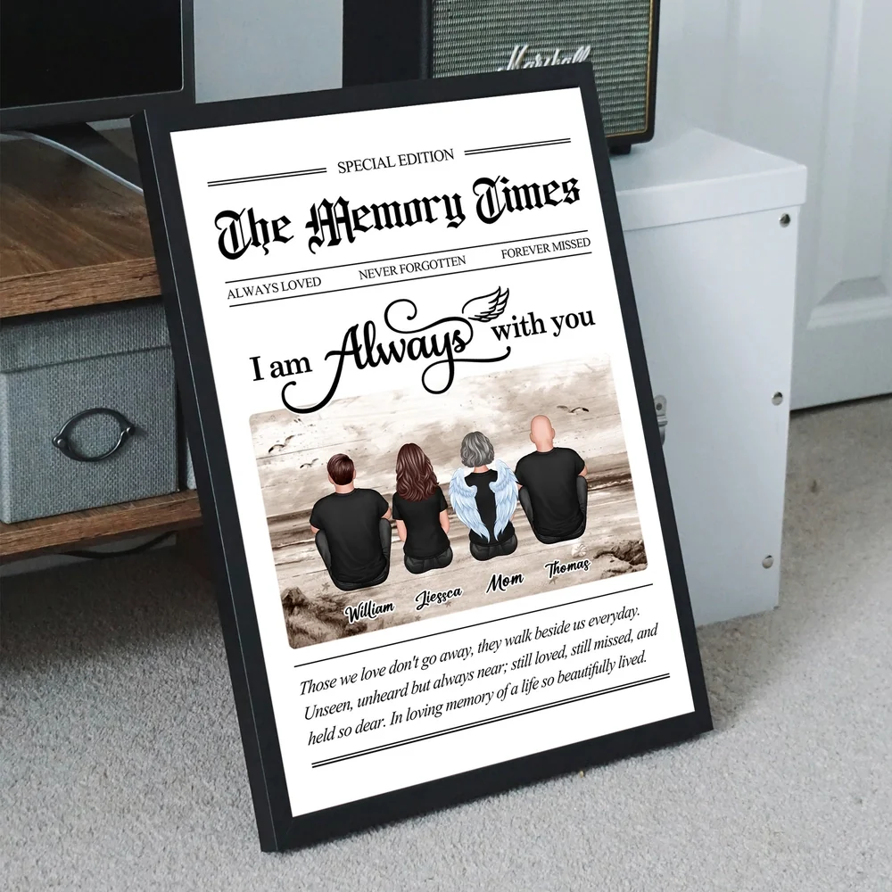 I Am Always With You Poster – A Memorial Gift to Honor Loved Ones Forever in Our Hearts - Image 2