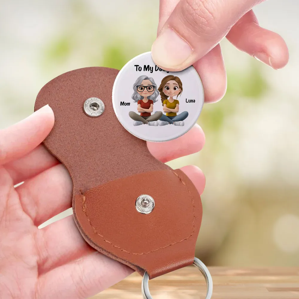 To My Daughter Keychain – A Heartfelt Gift from Mom Filled with Love and Meaning - Image 5