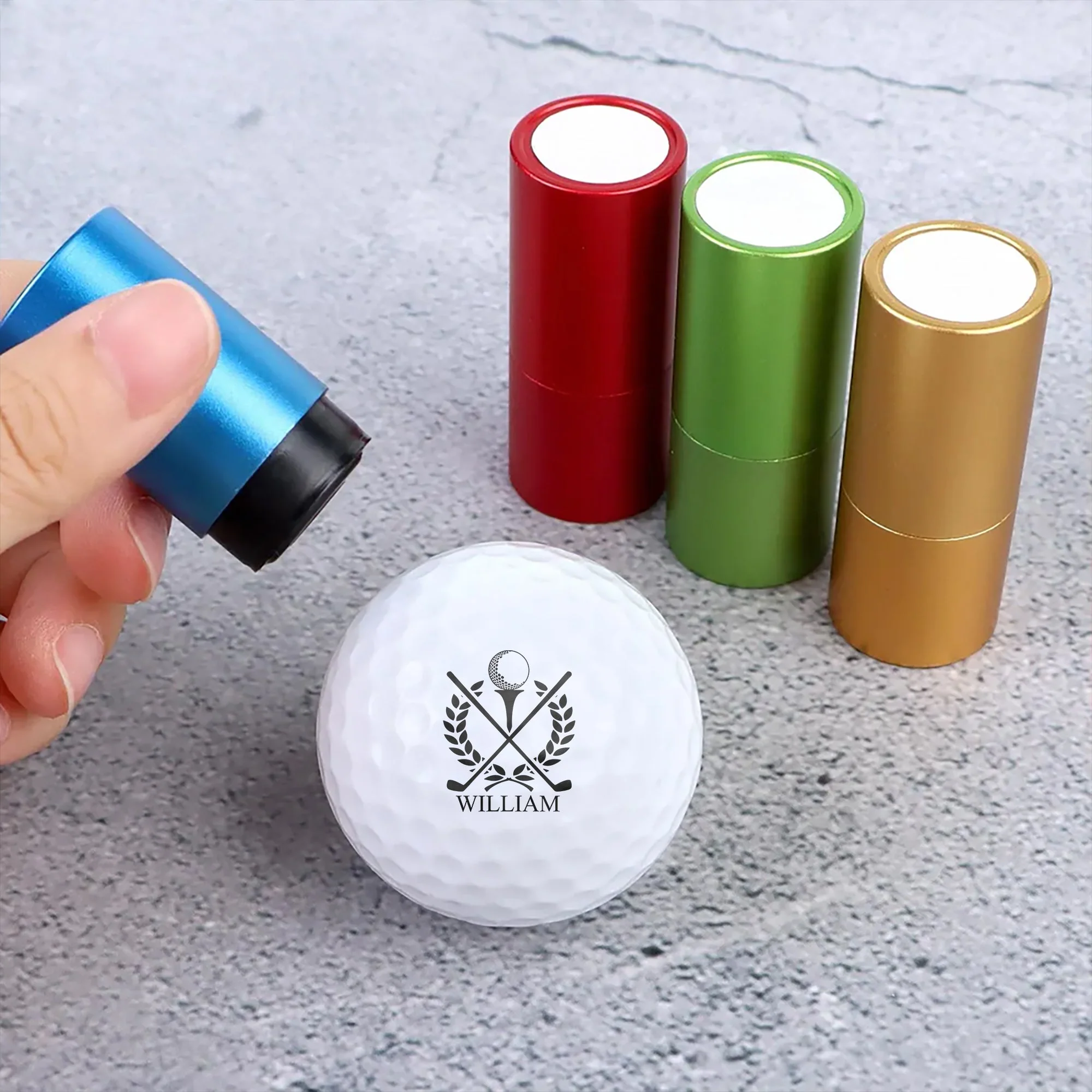 Personalized Plastic Golf Ball Stamp for Golfers – Custom Logo Marker, Unique Gift for Avid Players - Image 2