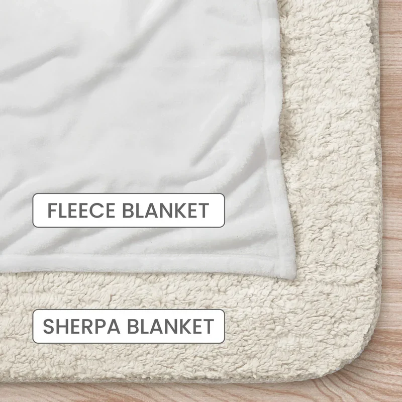 Personalized Fleece Blanket for First Christmas as My Mom, Cute Cartoon Design, Cozy Keepsake & Unique Gift - Image 7