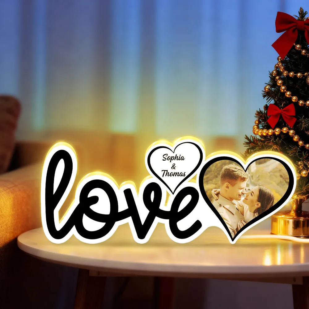 Personalized Love Acrylic Light Box With Custom Photo, Cozy Bedroom Glow, Unique Romantic Gift for Couple - Image 6