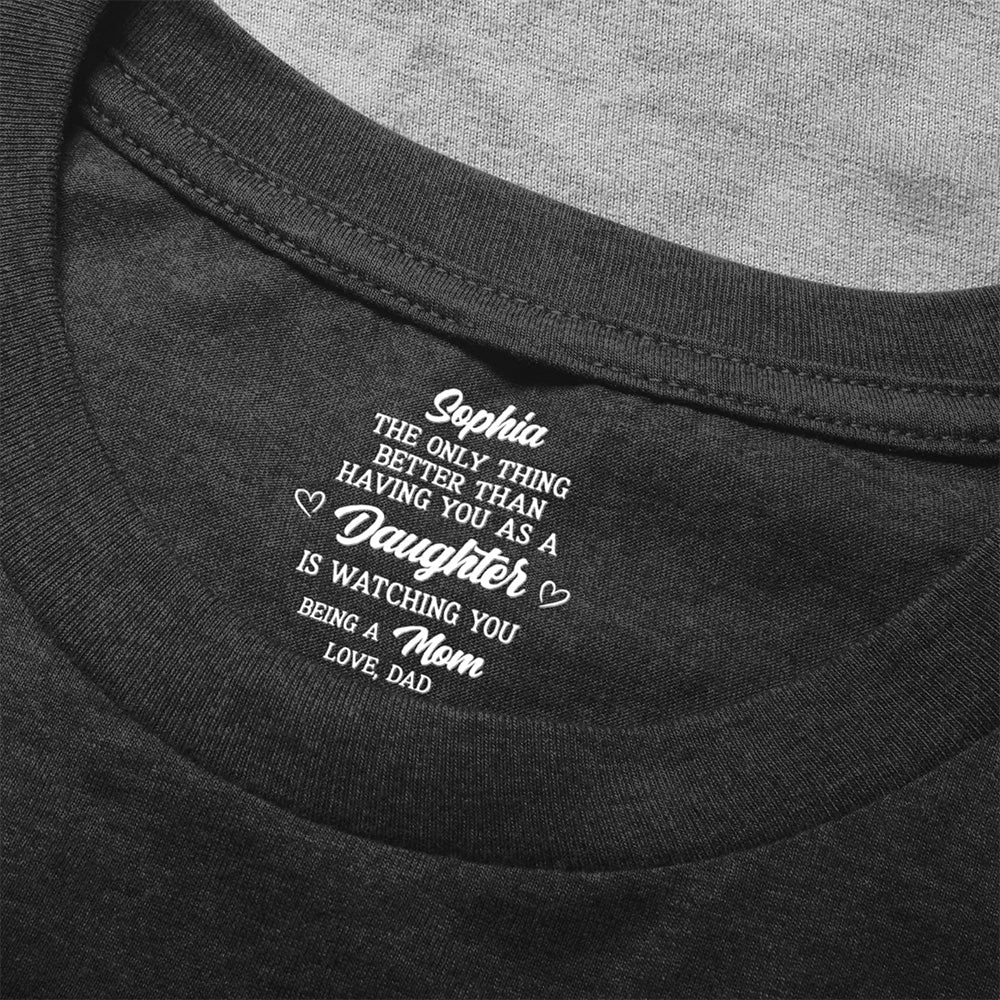Personalized Son Pride Classic Tee, Funny Heartwarming Quote Shirt, Unique Gift for Mom or Dad - Image 4
