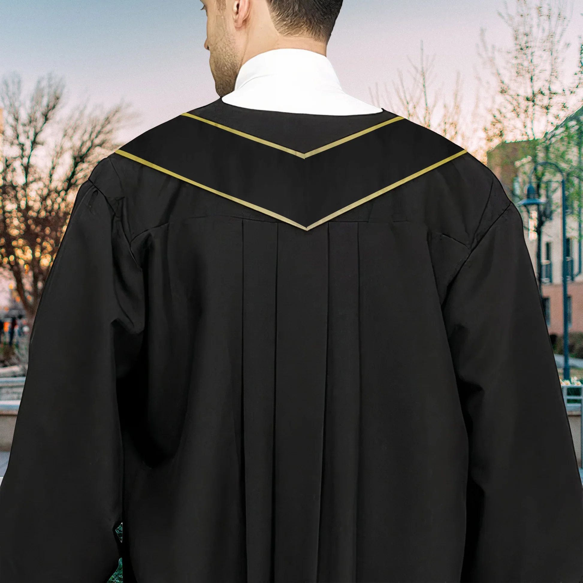 Class of Graduation Polyester Satin Stole, Personalized Photo Keepsake With Cap Icon, Meaningful Gift for Grad - Image 3