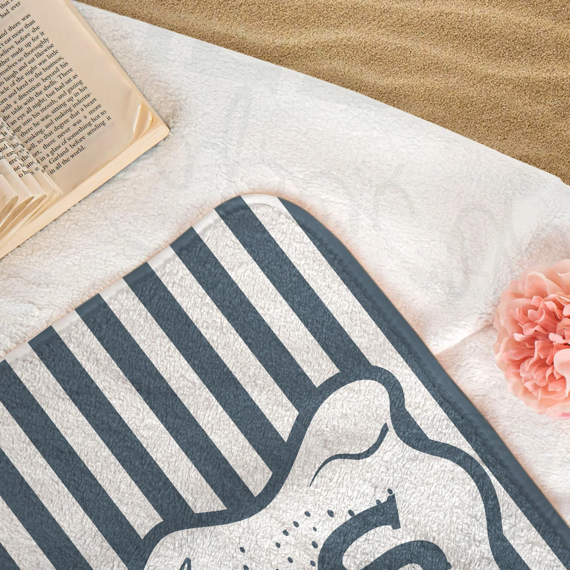 Personalized Girls Trip Beach Towel, Custom Besties Trip Design for Beach Days, Unique Colorful Gift for Friends - Image 7