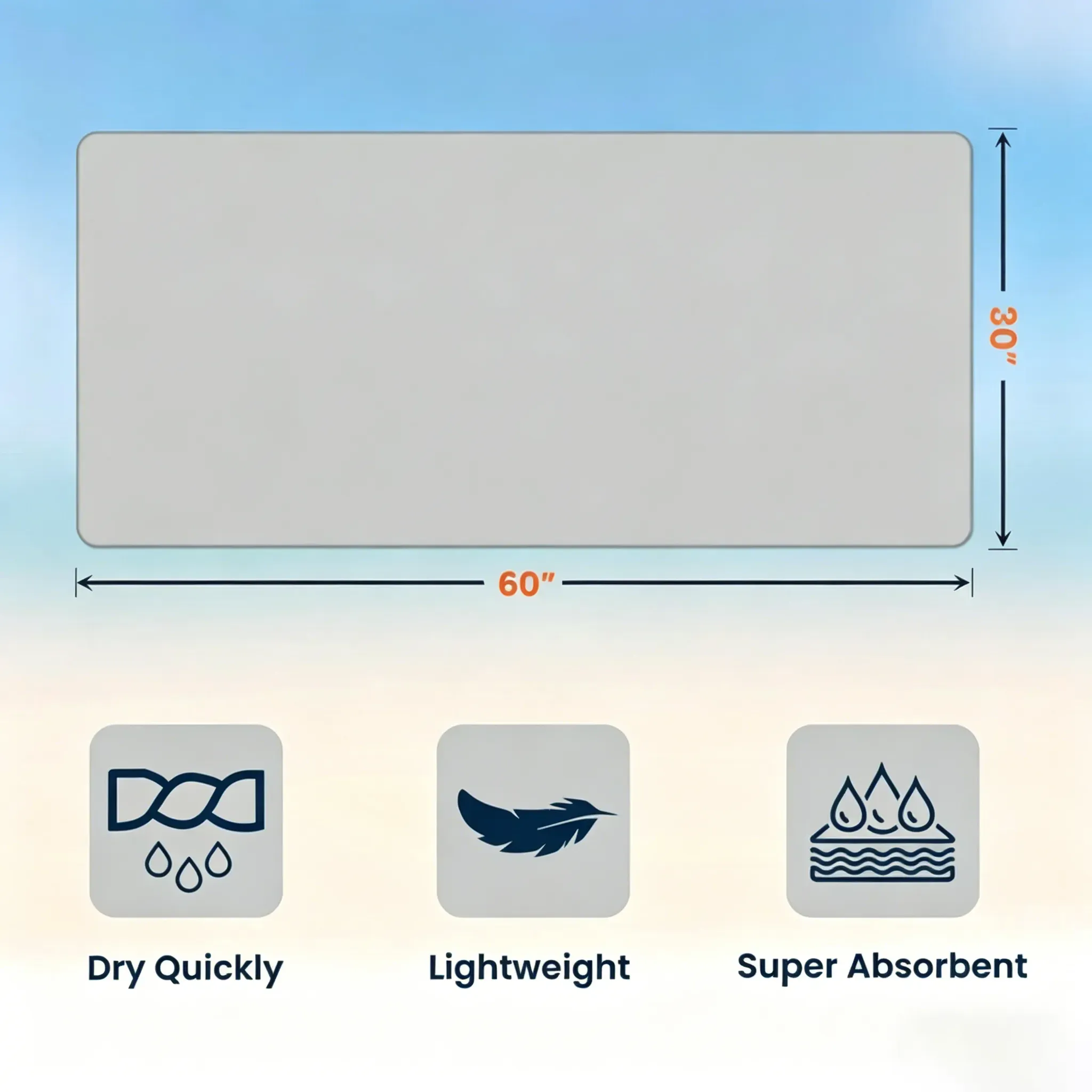 Personalized Beach Towel with Custom School Pennant Design for Poolside Days, A Unique Graduation Gift - Image 8