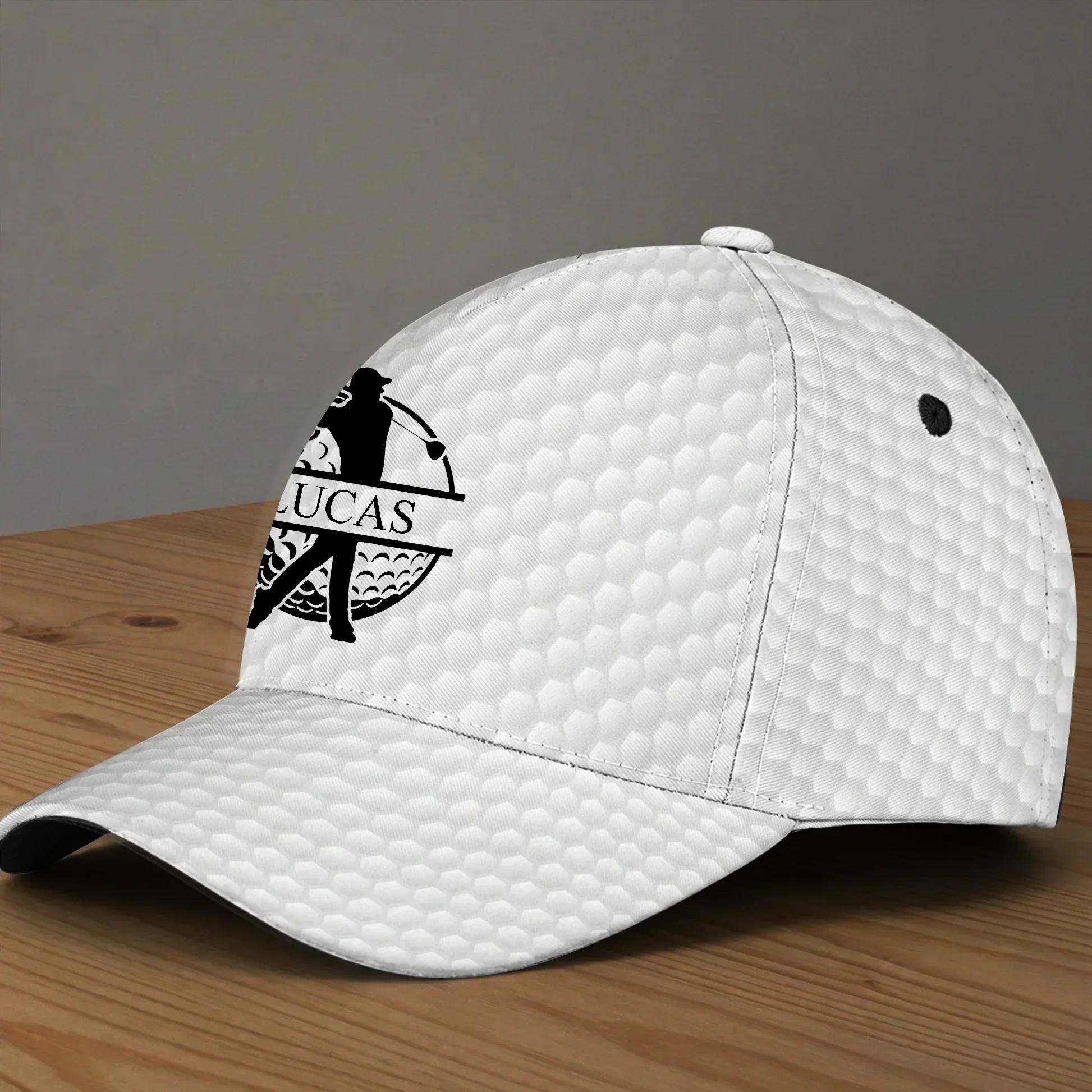 Personalized Classic Cap with Golf-Inspired Monogram Style - Unique Everyday Sun Protection Gift for Him - Image 3