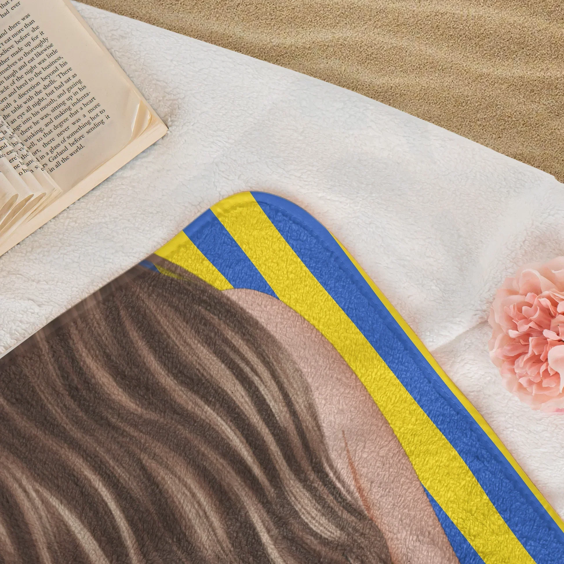 Personalized Beach Towel, Funny Big Butt Illusion for Girls Beach Trip, Unique Creative Gift - Image 5