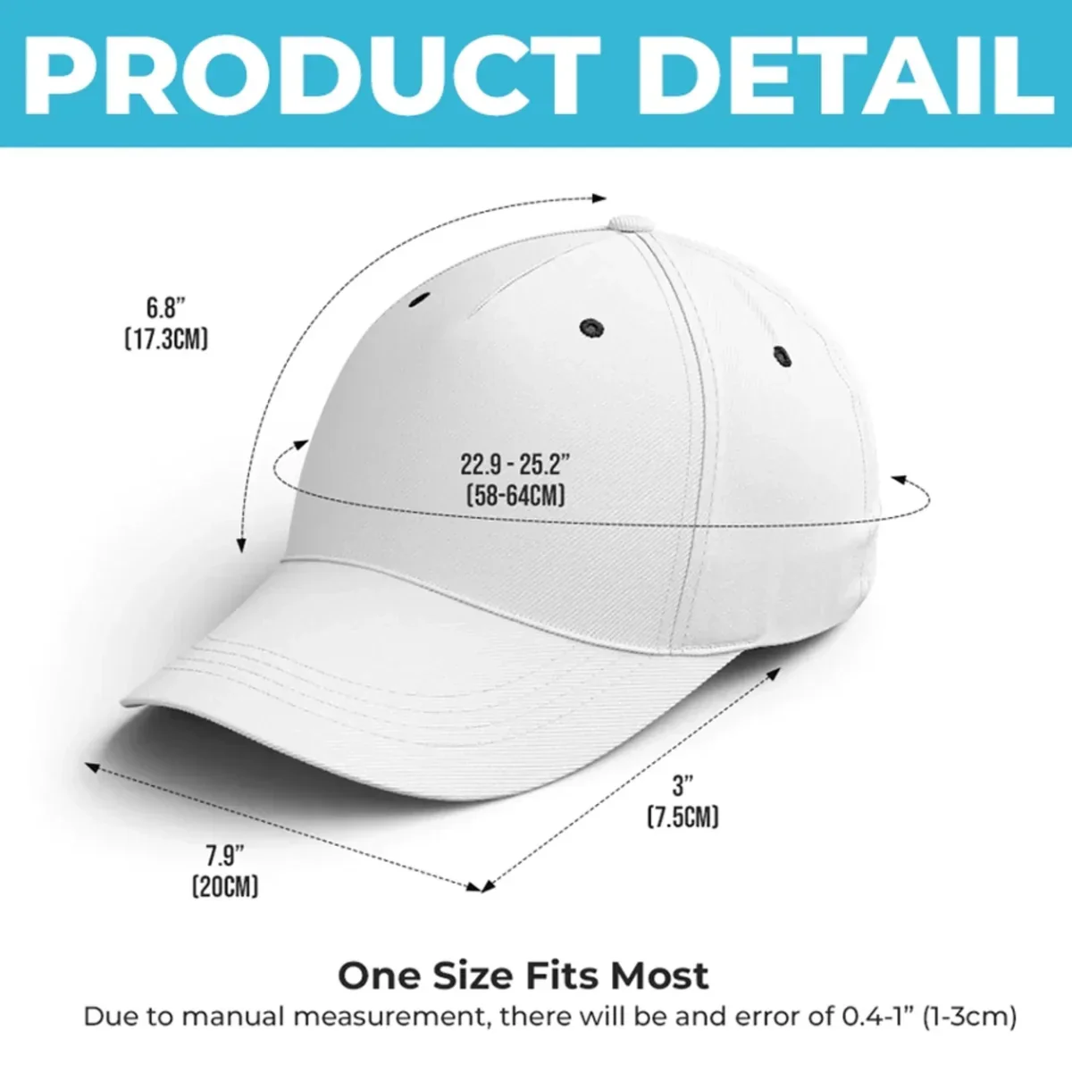 Classic Cap With Custom Golf Club Art, Creative Father's Day Gift For Dad, One-of-a-Kind Course Look - Image 9
