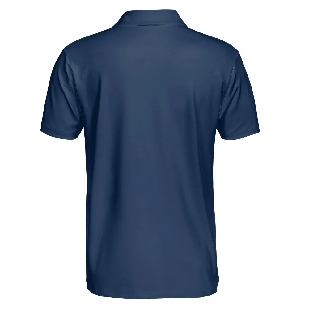 Personalized Printed Polo Shirt With Nautical Flags, Unique Gift For Boating Fans On The Boat Deck - Image 5