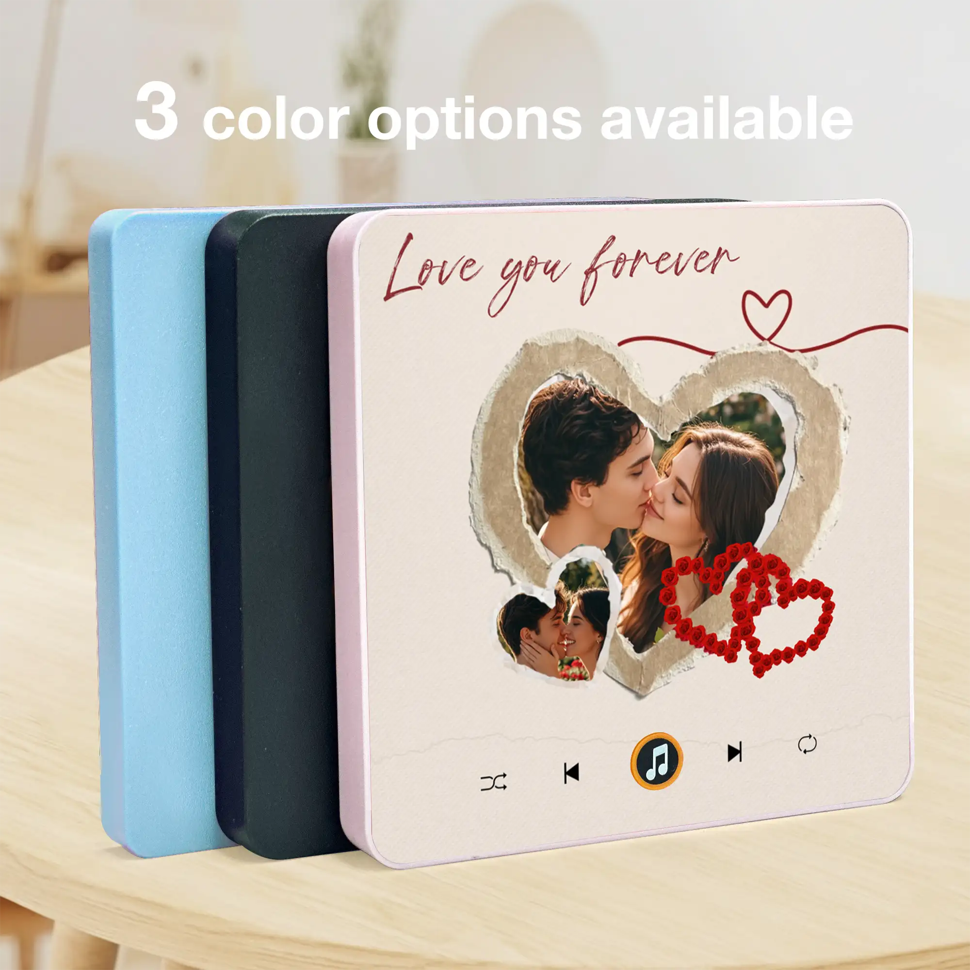 Love You Forever Acrylic Music Magnet, Custom Romantic Photo Keepsake, Unique Creative Gift for Partner - Image 7