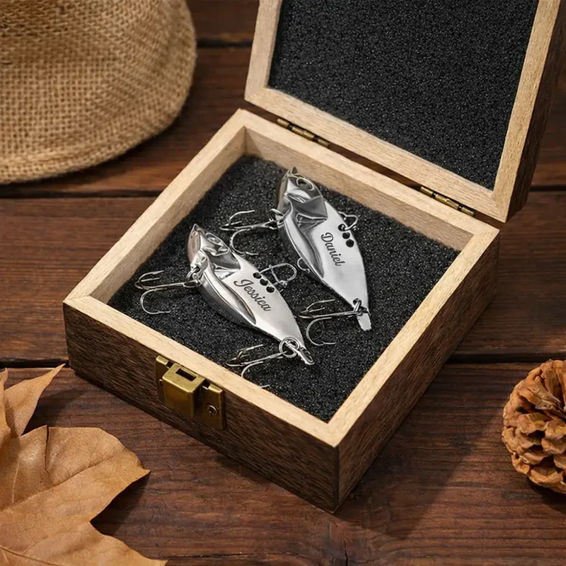 Hook Line & Sinker 20g Stainless Steel Fishing Lure for Dad, Creative Dockside Gift & Keepsake - Image 3