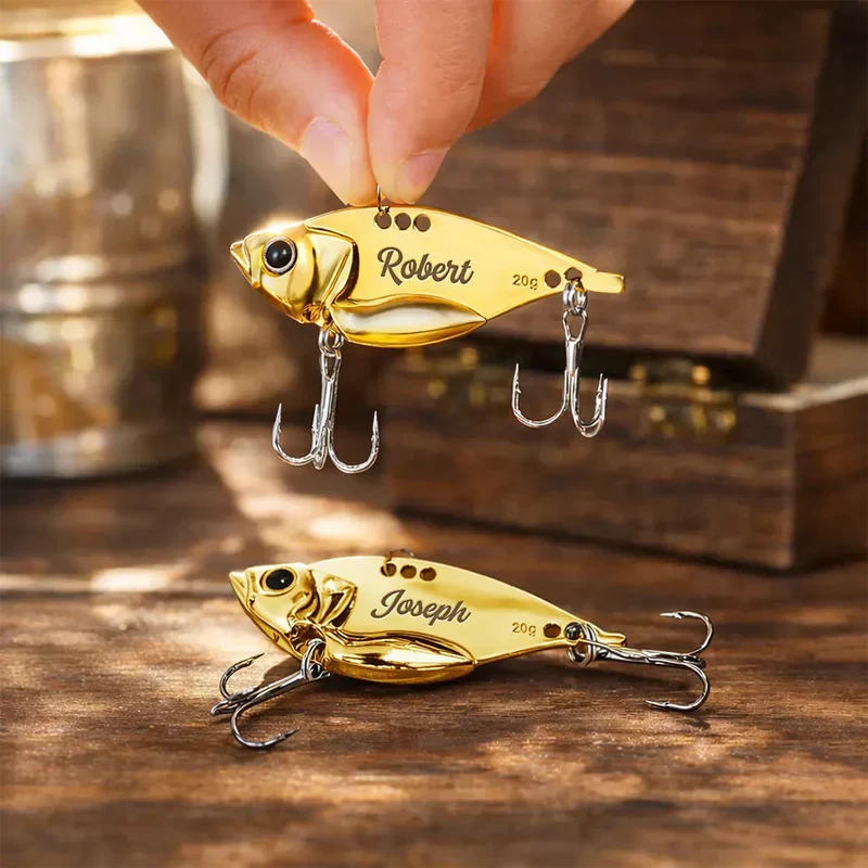 Hook Line & Sinker 20g Stainless Steel Fishing Lure for Dad, Creative Dockside Gift & Keepsake - Image 4