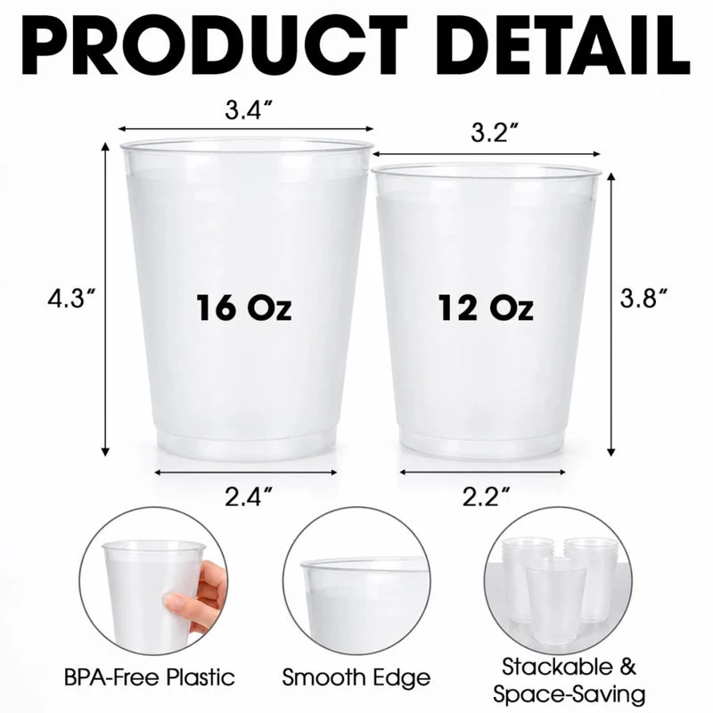Personalized Frosted Plastic Cup, Grandkids Spoiled Here, Backyard BBQ, Unique Gift for Grandparents - Image 4