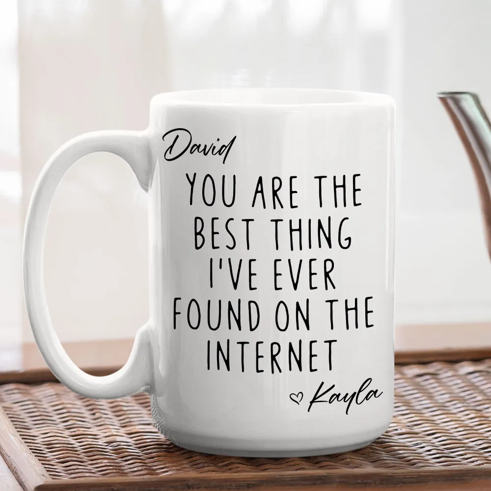 Personalized Ceramic Mug with Favorite Internet Find Quote, Unique Gift for Partner - Image 5