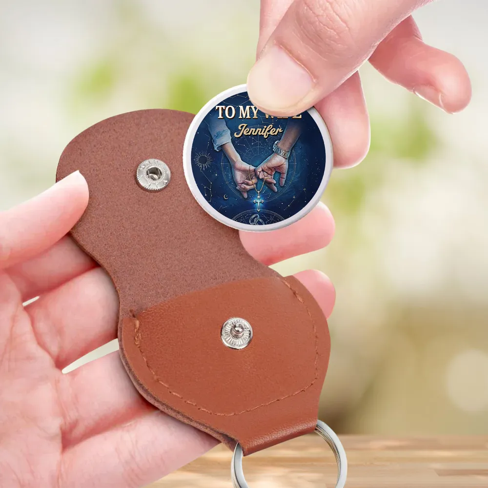 Personalized Pocket Hug with Holding Hands, Starry I Choose You Gift for Wife, Unique Love Token - Image 3