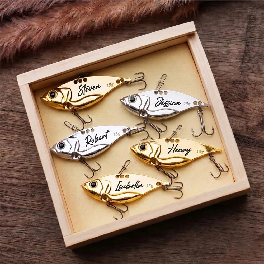 Personalized Fishing Lure with Dad Fishing Pun, Creative Gift for Dad, Outdoor Keepsake - Image 4
