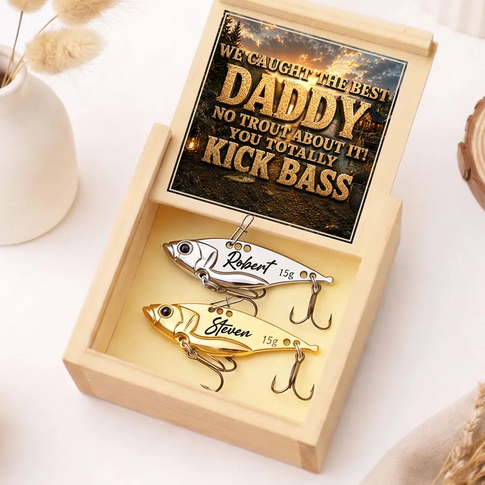 Personalized Fishing Lure with Dad Fishing Pun, Creative Gift for Dad, Outdoor Keepsake - Image 5