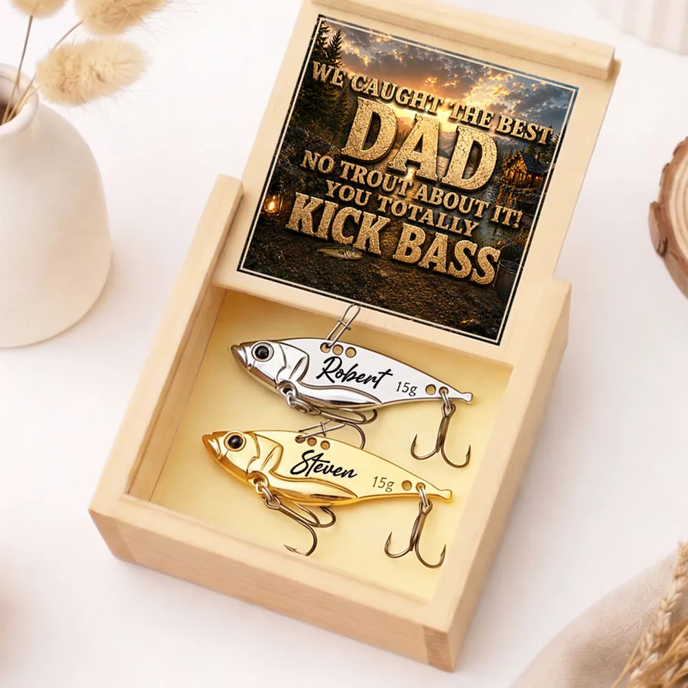 Personalized Fishing Lure with Dad Fishing Pun, Creative Gift for Dad, Outdoor Keepsake - Image 6