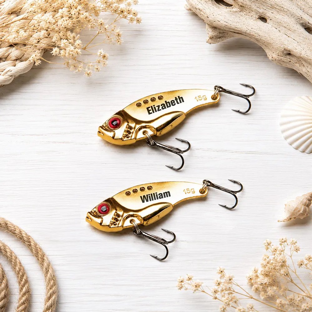 Personalized Fishing Lure, I've Fallen For You Design, Unique Gift For Angler Partner - Image 3