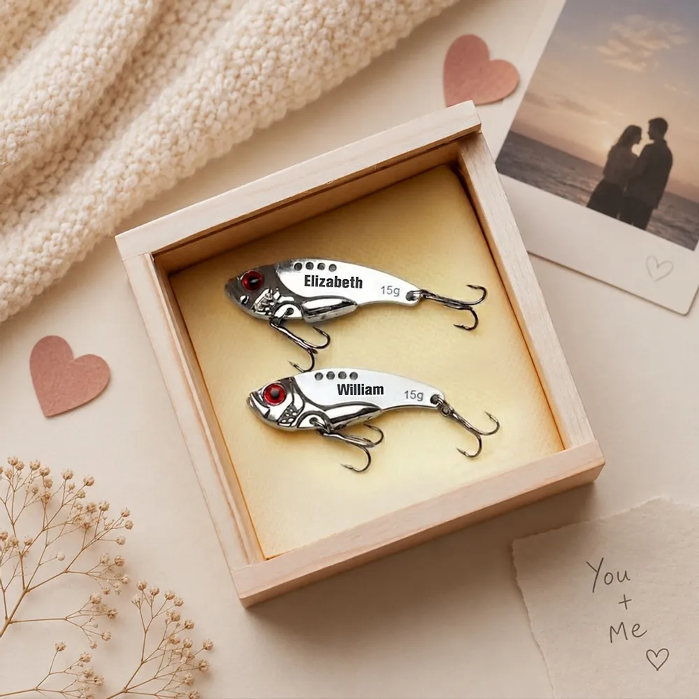 Personalized Fishing Lure, I've Fallen For You Design, Unique Gift For Angler Partner - Image 5