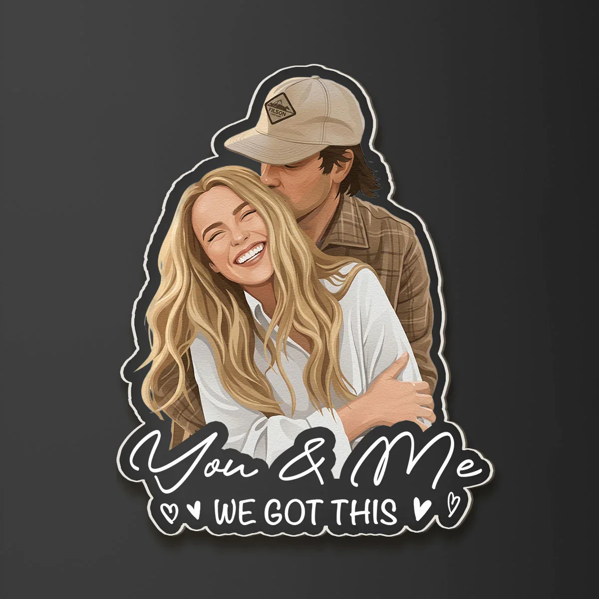 Personalized AI Portrait Acrylic Fridge Magnet, Custom Photo Keepsake Gift for Couples, Best Friends & Pet Lovers - Image 6