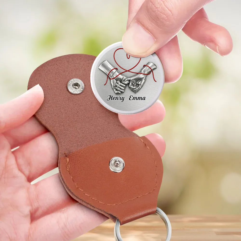 Personalized Pocket Hug with Holding Hands Art, Unique Creative Gift for Partner - Image 3