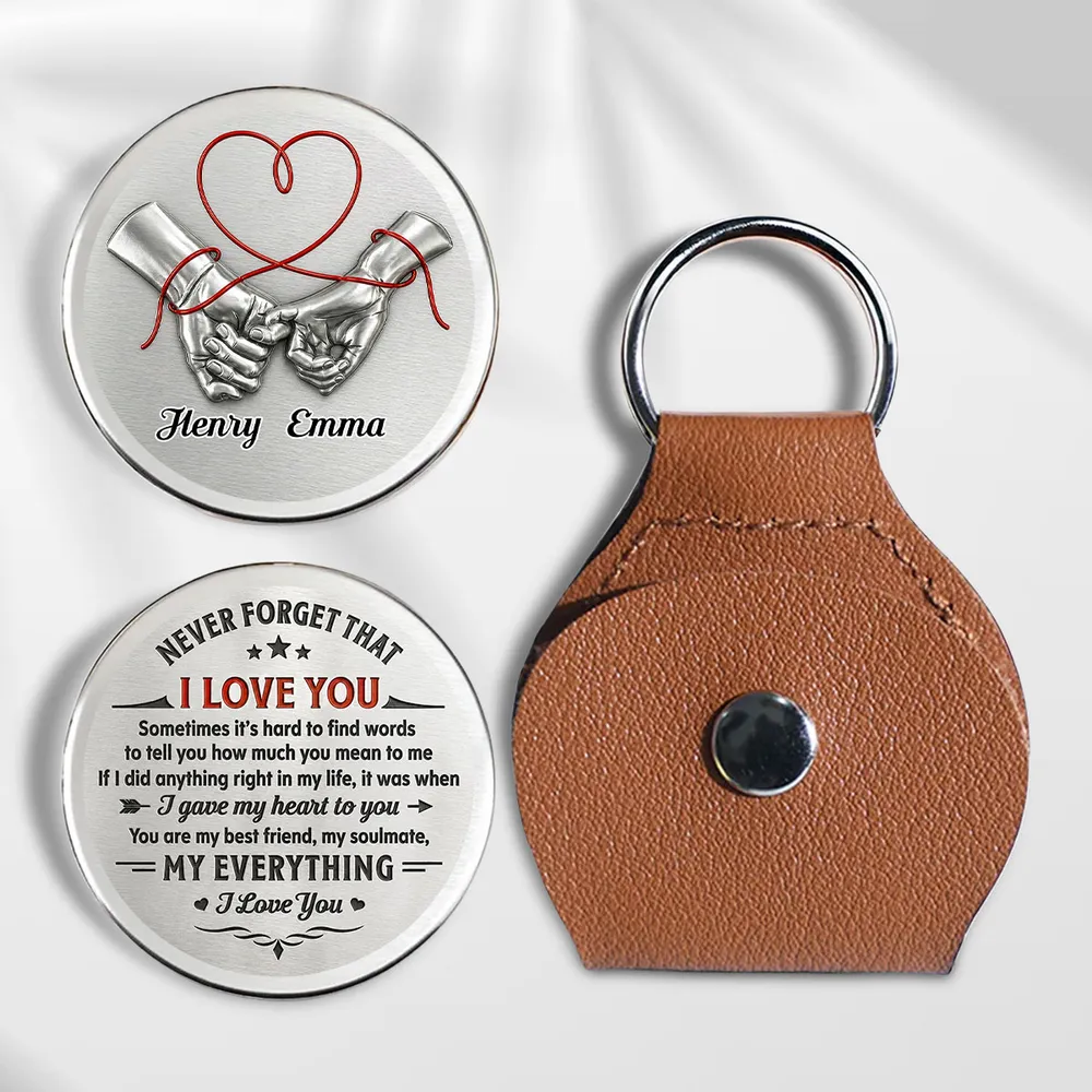 Personalized Pocket Hug with Holding Hands Art, Unique Creative Gift for Partner - Image 6