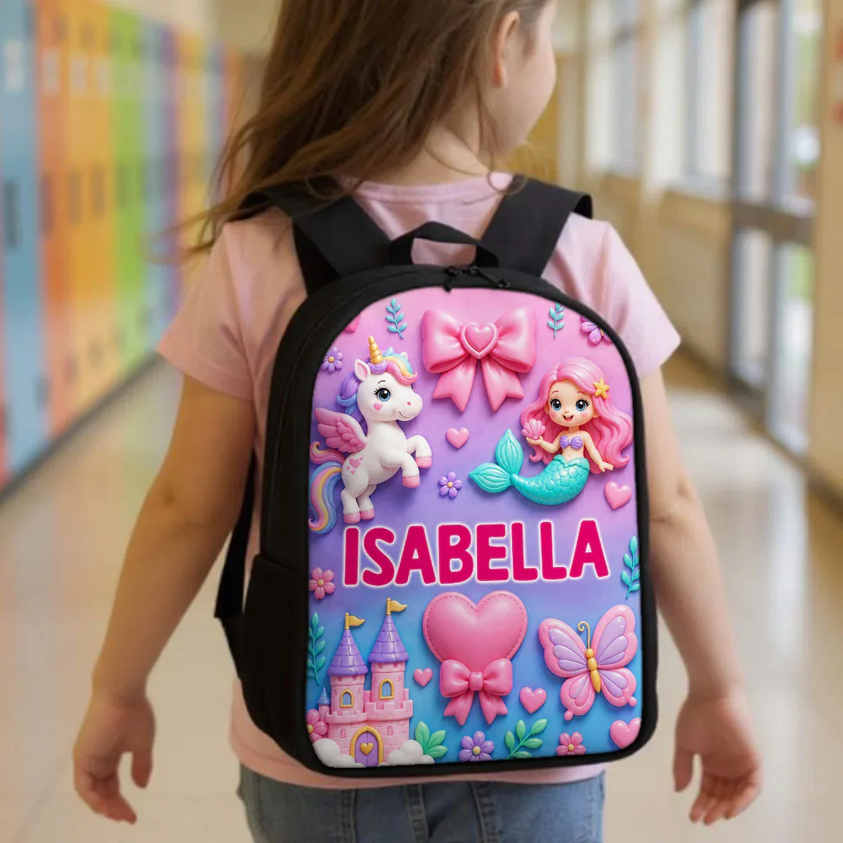 Personalized Kids School Backpack, Cute Animal Prints, Creative Gift For Bright School Mornings - Image 3