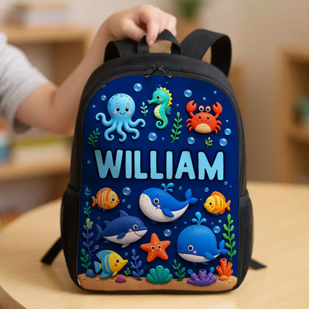 Personalized Kids School Backpack, Cute Animal Prints, Creative Gift For Bright School Mornings - Image 6