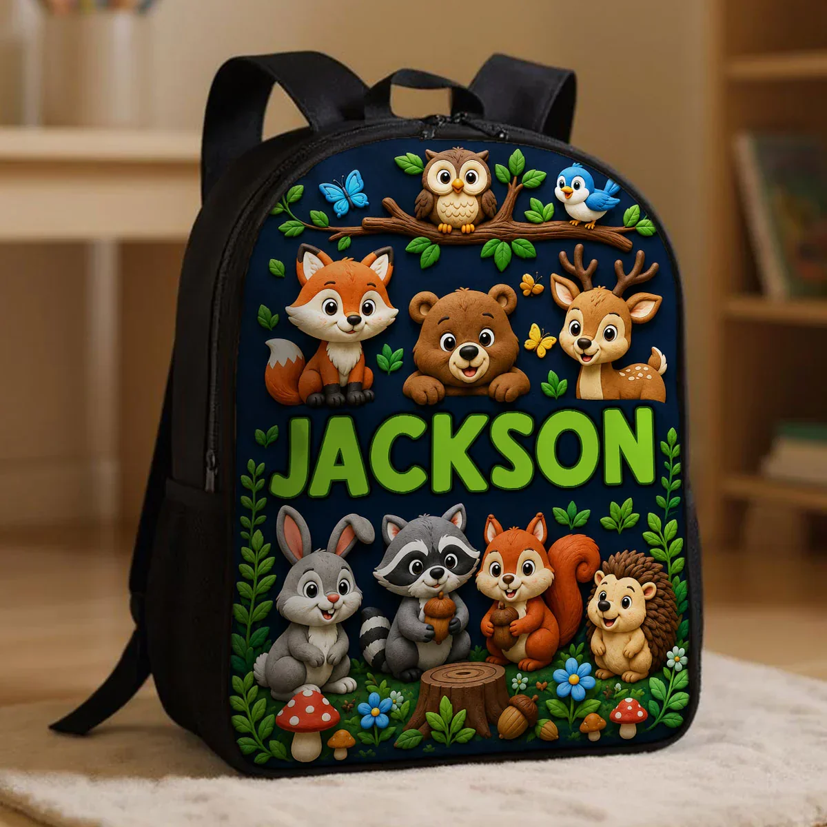Personalized Kids School Backpack, Cute Animal Prints, Creative Gift For Bright School Mornings - Image 7