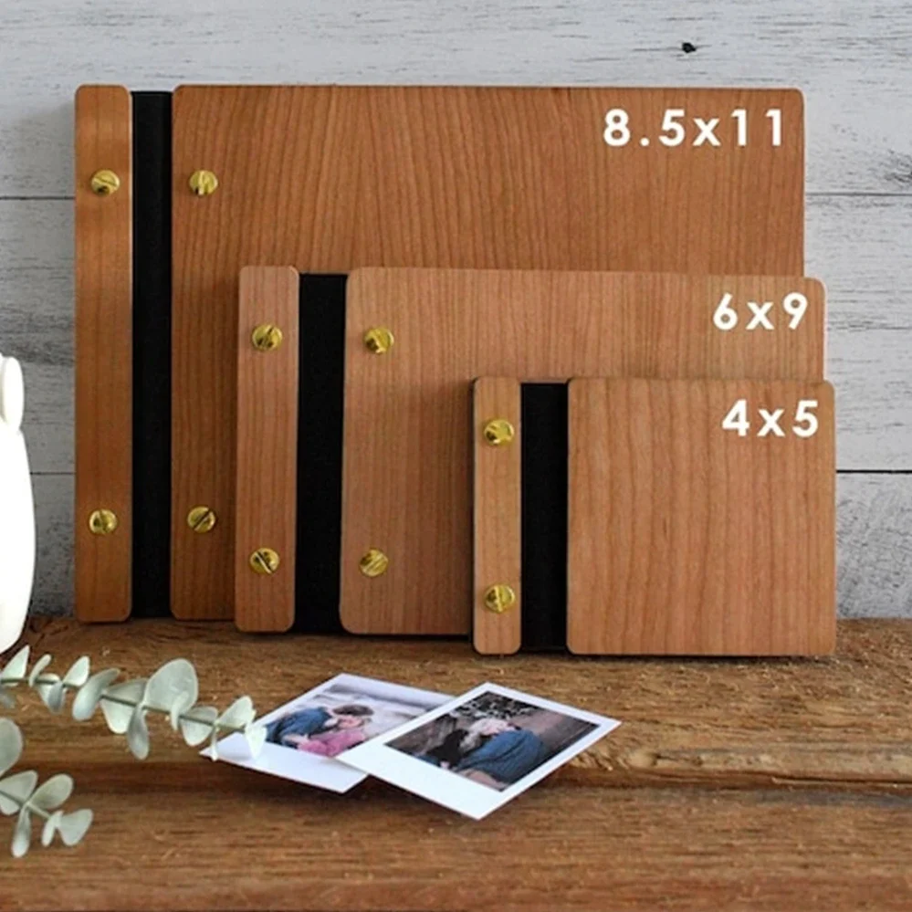 Personalized Wooden Memory Book with Custom Photo Cover, Family Keepsake Album Gift for Parents & Grandparents - Image 4