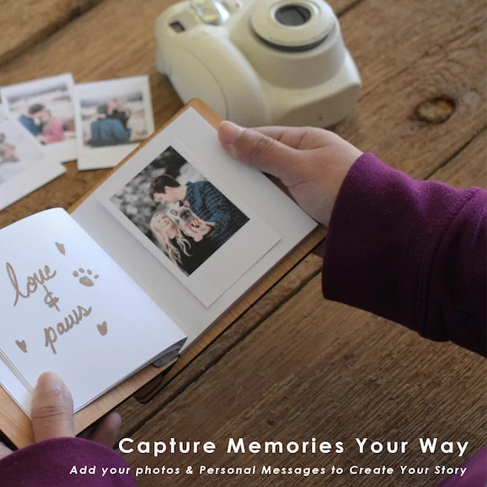 Personalized Wooden Memory Book with Custom Photo Cover, Family Keepsake Album Gift for Parents & Grandparents - Image 6