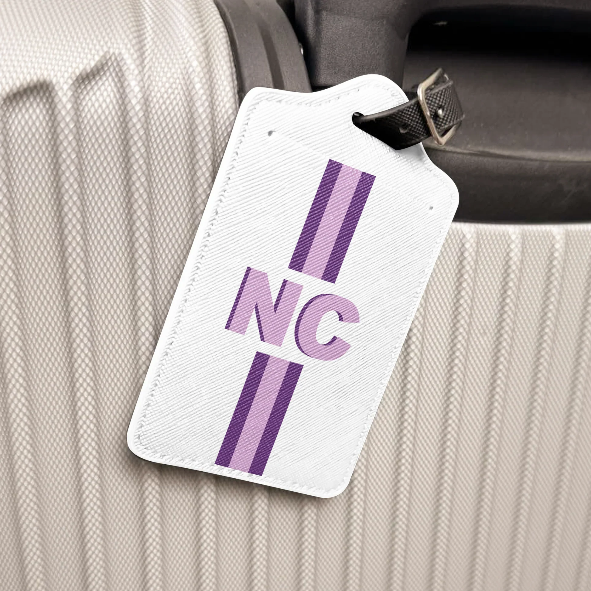 Personalized Passport Luggage Tag Set, Shadow Monogram Initials, Unique Travel Gift for Frequent Flyers - Image 6