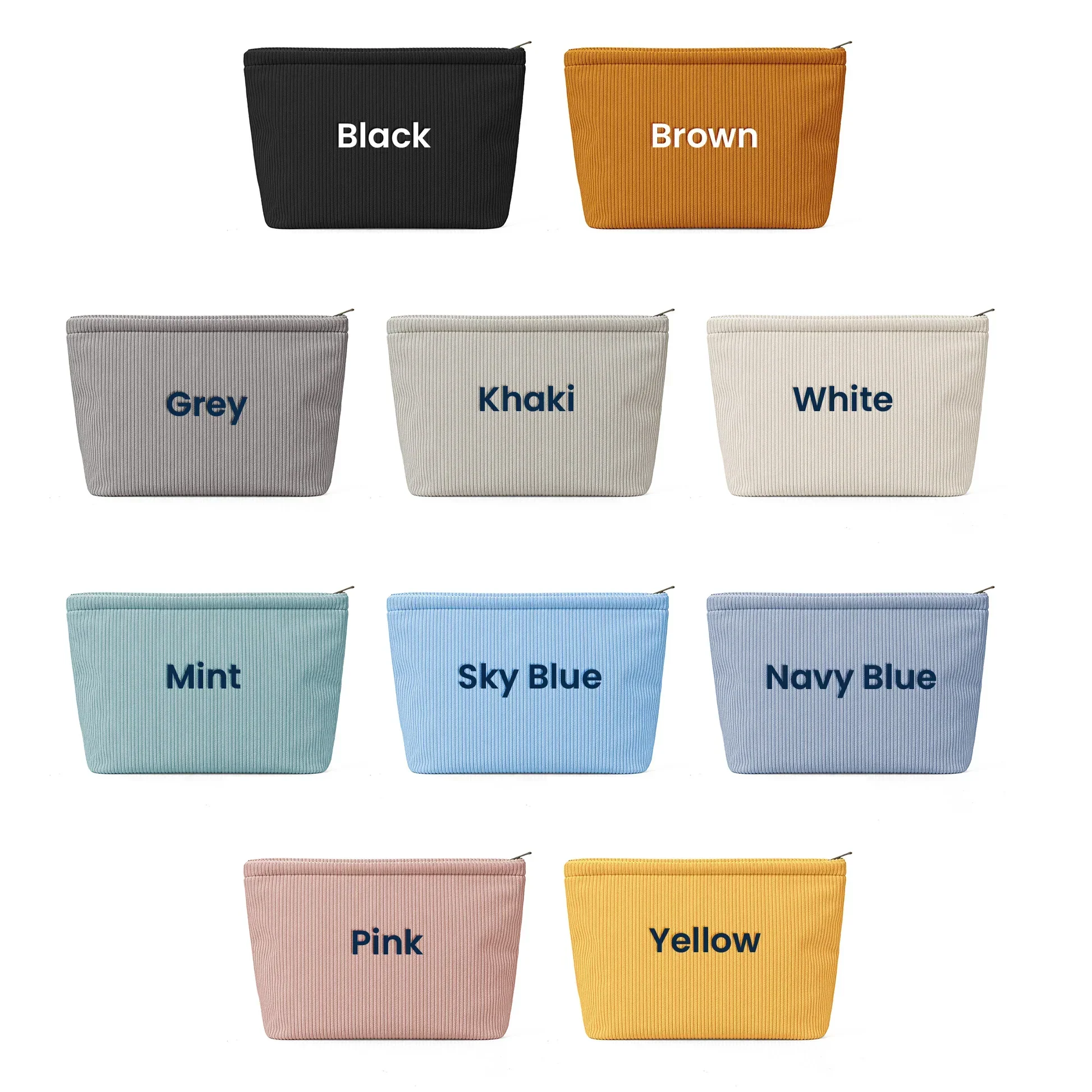 Personalized Corduroy Makeup Bag, God Says I Am Floral Design, Unique Gift for Her - Image 5