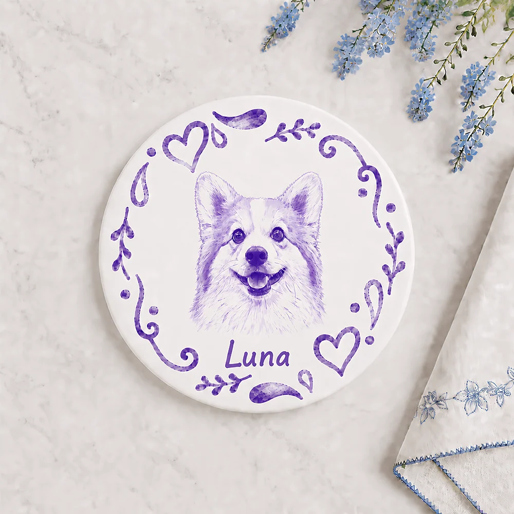 Personalized Ceramic Fridge Magnet, Custom Pet Portrait From Photo, Creative Gift for Pet Owners - Image 5
