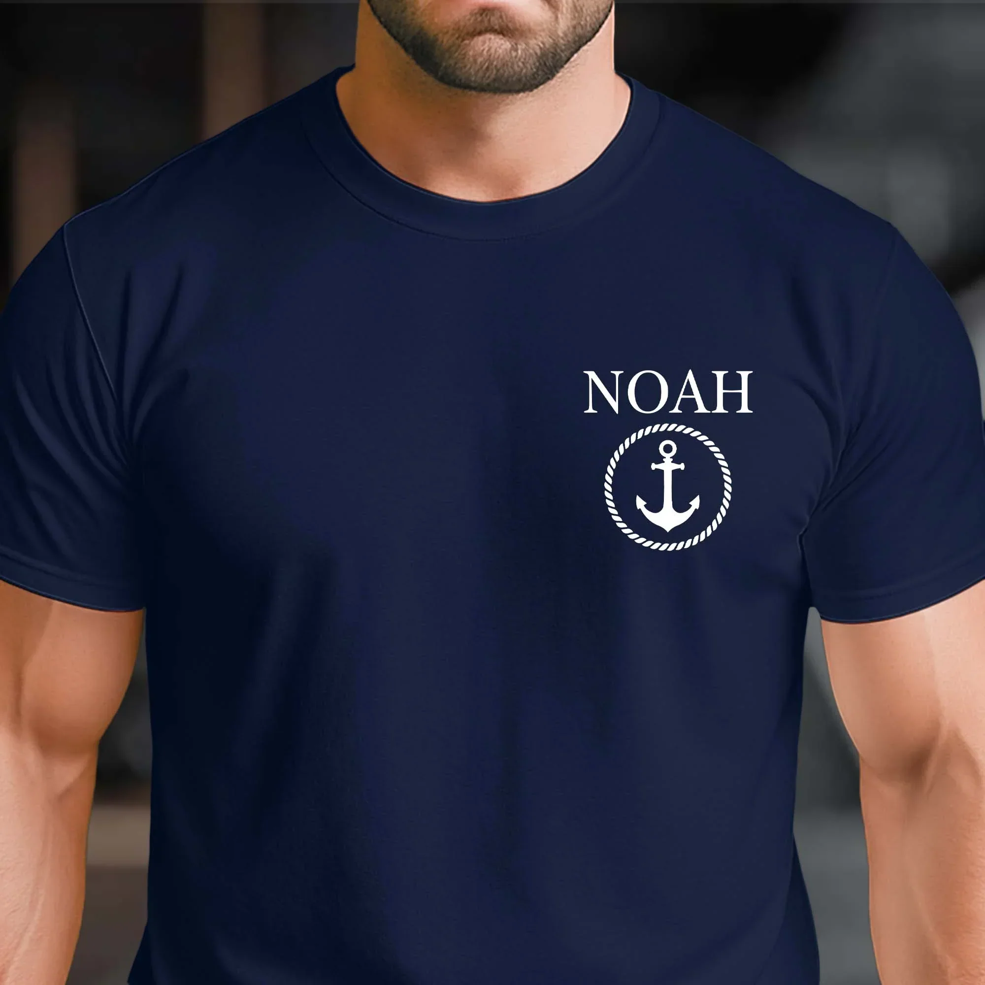 Personalized Dual Print Classic Tee, The Captain Is Always Right Nautical Unique Gift for Boating Fan - Image 3