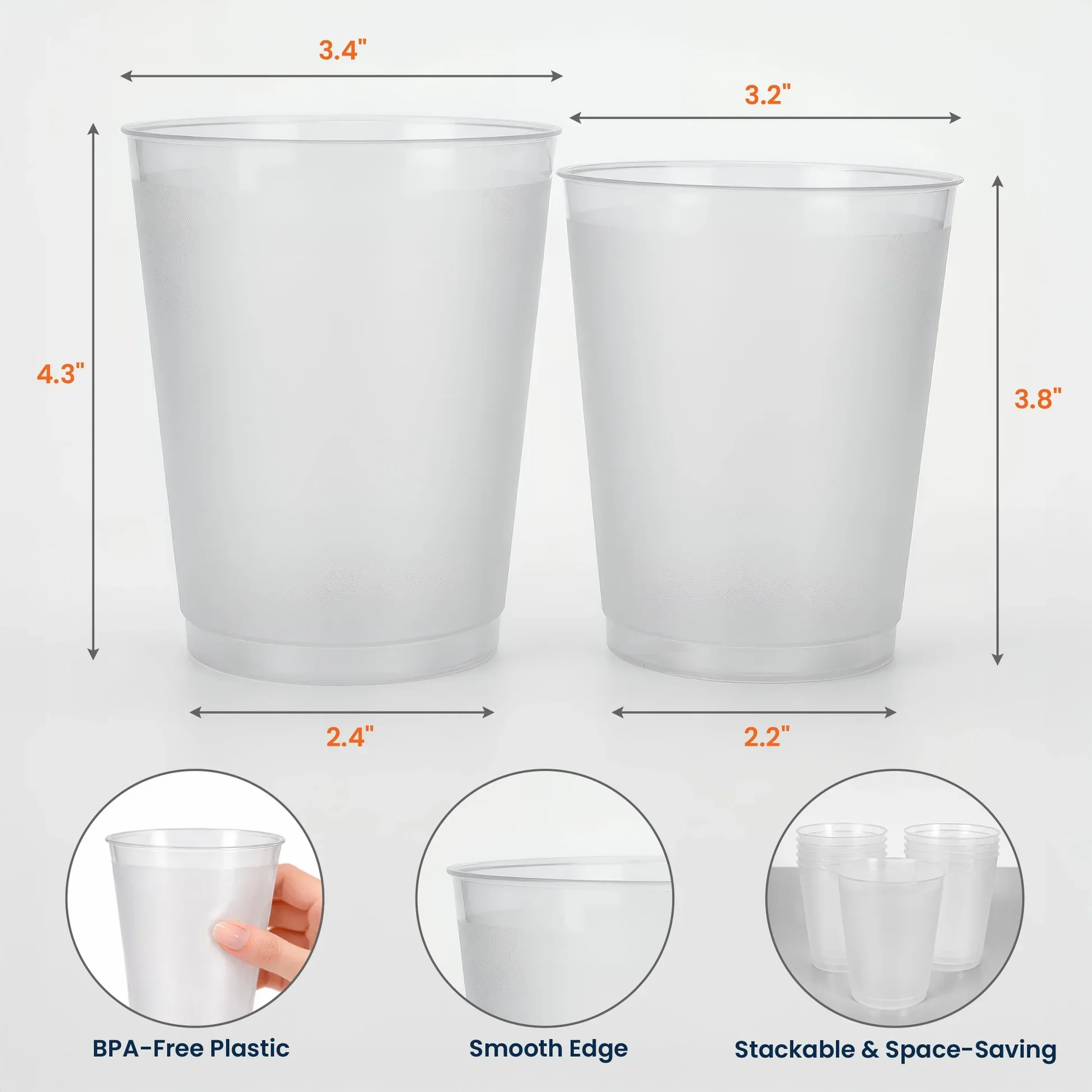 Personalized Frosted Plastic Cup, Friends Cruise Design, Unique Gift for Friends on Sunny Yacht Trips - Image 4