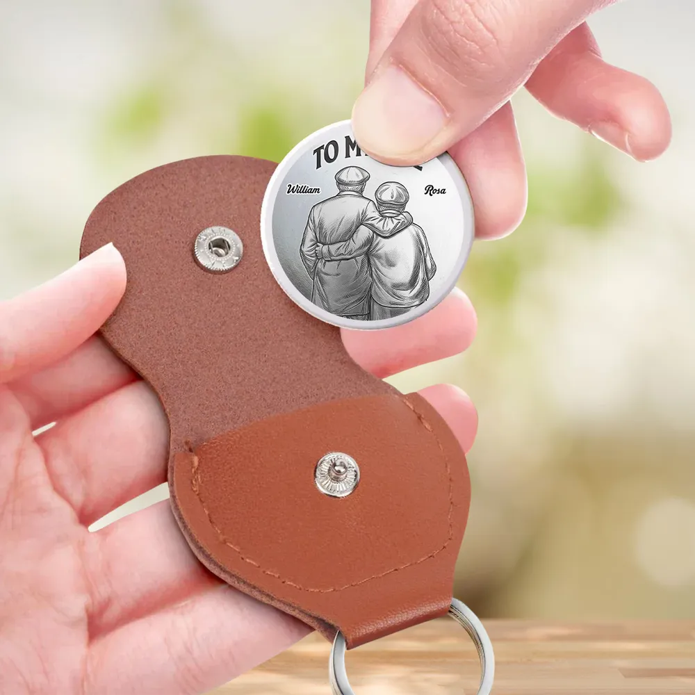 Personalized Pocket Hug with Couple Embrace, Unique Creative Gift for Wife, Romantic Love Token - Image 5