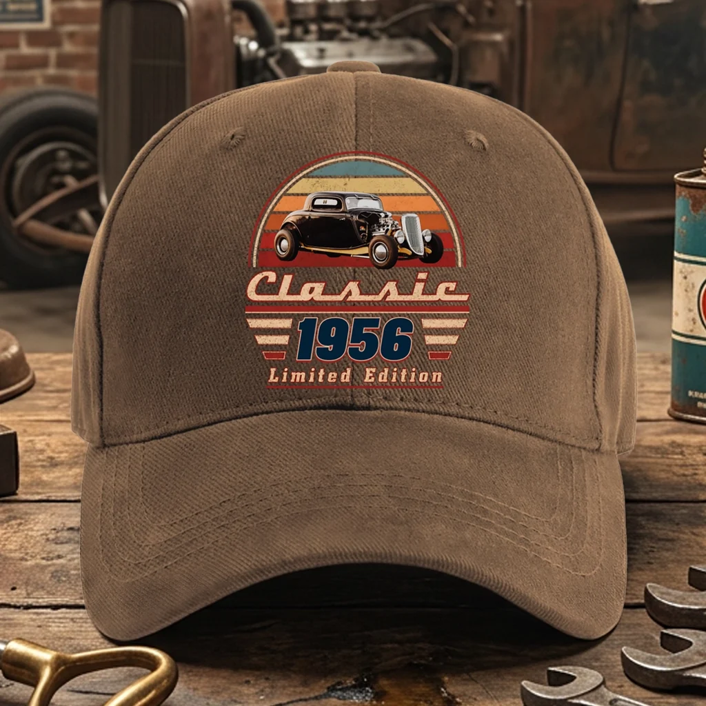 Personalized Car Photo Dual Print Classic Tee, Vintage Auto Artwork, Unique Gift For Dad & Grandpa - Image 6