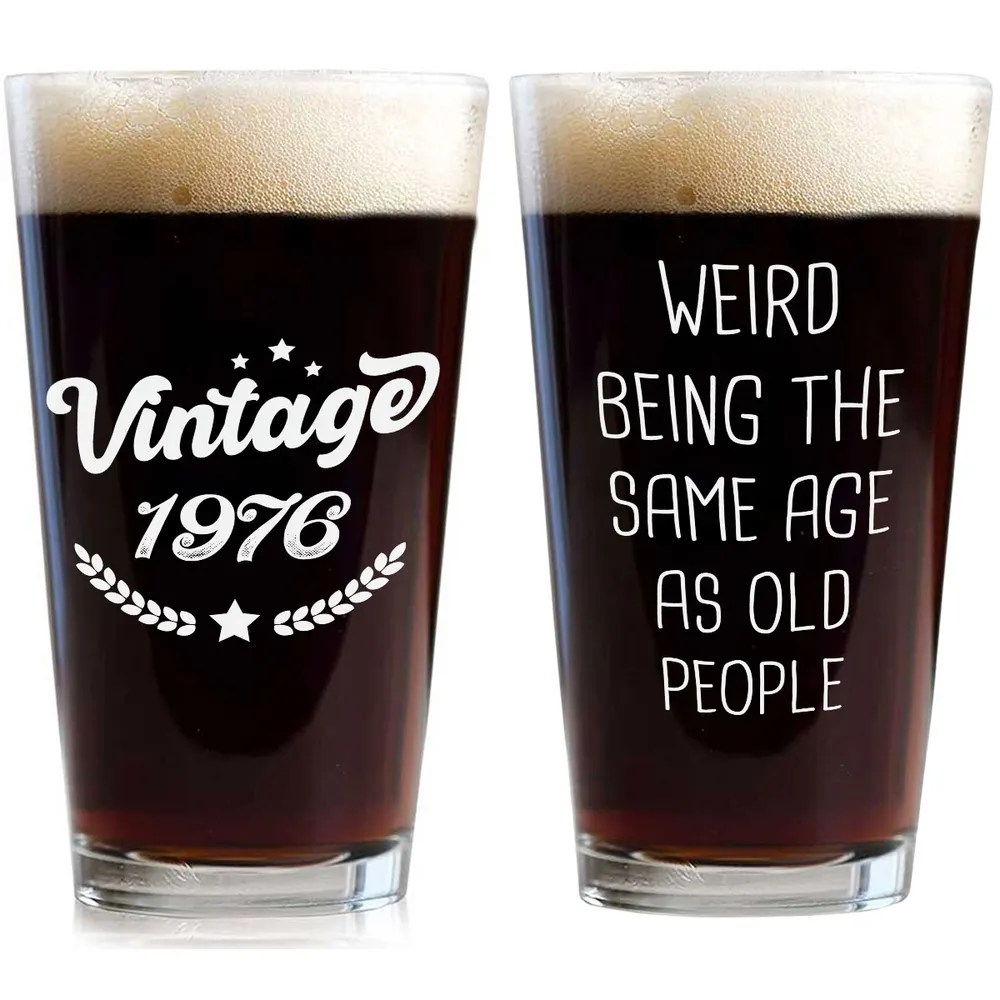 Personalized Beer Glass with Legend Vintage Design, Unique Creative Gift for Men, Boss & Coworker - Image 2