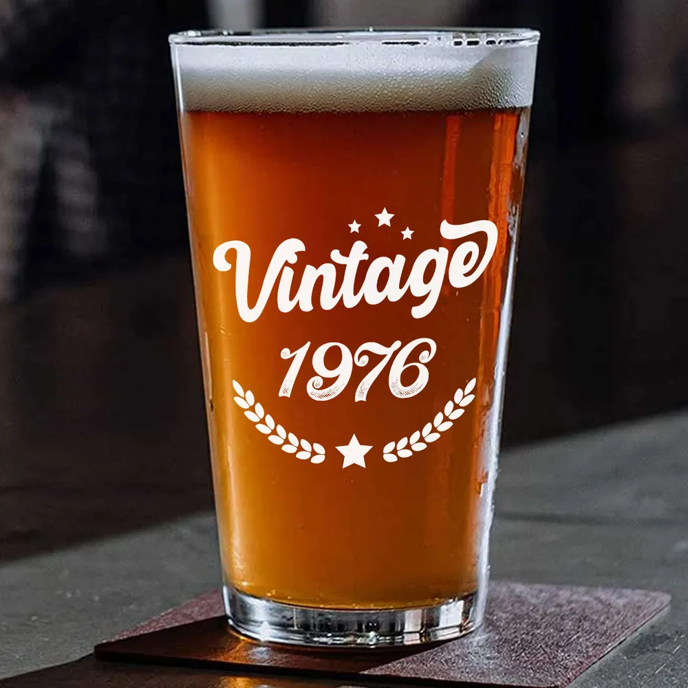 Personalized Beer Glass with Legend Vintage Design, Unique Creative Gift for Men, Boss & Coworker - Image 3