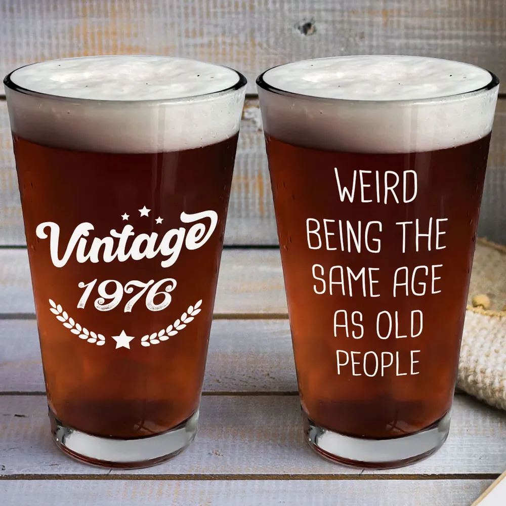 Personalized Beer Glass with Legend Vintage Design, Unique Creative Gift for Men, Boss & Coworker - Image 4