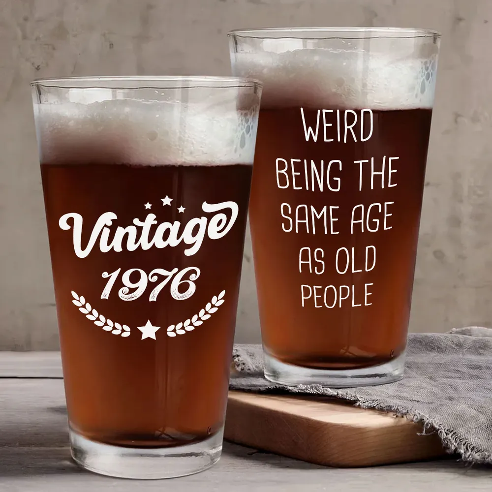 Personalized Beer Glass with Legend Vintage Design, Unique Creative Gift for Men, Boss & Coworker - Image 5