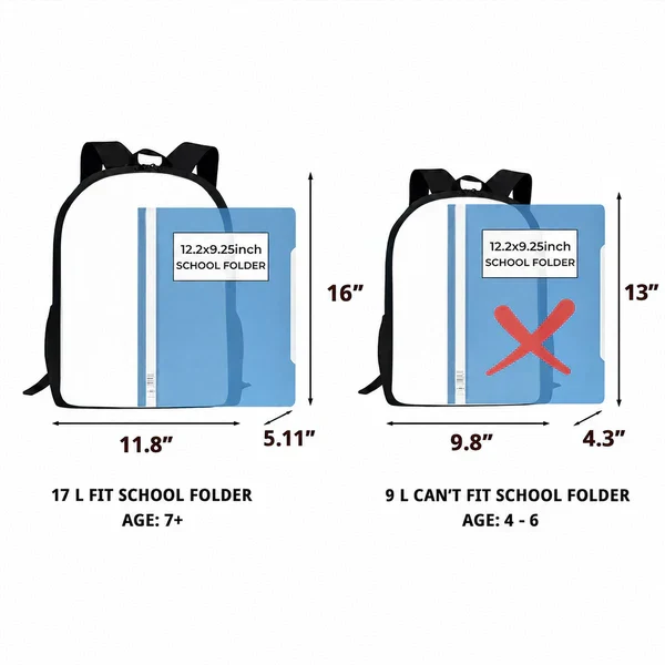 Personalized Kids School Backpack, Cute Excavator Ride Design, Unique Gift for Kids & Grandkids - Image 5